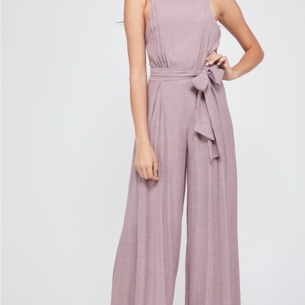 Elegant/Casual NWT Mauve Jumpsuit S